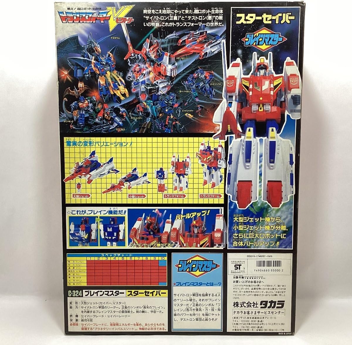 トランスフォーマー 2種 セット C-324 スターセイバー C-327